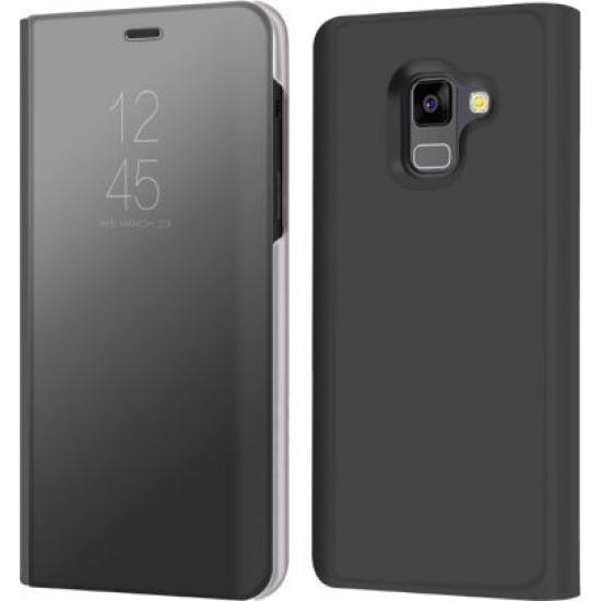 OEM Mirror Clear View Μαύρο (Galaxy A8 Plus (2018))