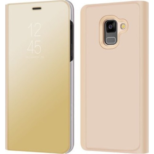 OEM Mirror Clear View Μπεζ (Galaxy A8 Plus 2018) OEM Mirror Clear View Μπεζ (Galaxy A8 Plus 2018)