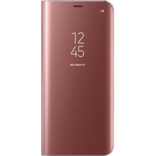 OEM CLEAR VIEW ROSE GOLD (SAMSUNG GALAXY J4 PLUS 2018)