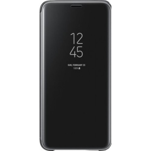 Iphone XR Clear View Standing Cover Case Black (oem)
