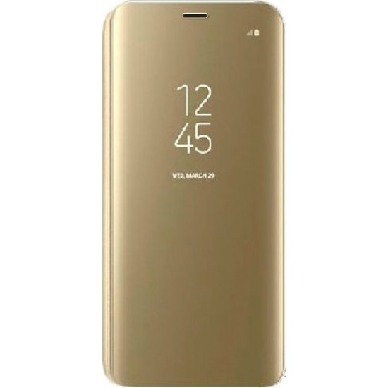 OEM CLEAR VIEW STAND GOLD (SAMSUNG GALAXY A6S)