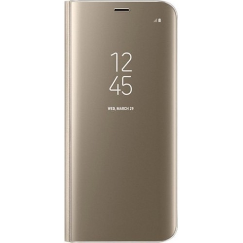 Xiaomi Redmi Note 6 Pro Book Slim Line Luxury Clear View Standing Cover Case Gold (oem) Xiaomi Redmi Note 6 Pro Book Slim Line Luxury Clear View Standing Cover Case Gold (oem)