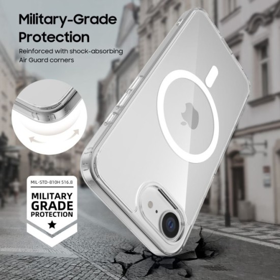 Magsafe Back Cover Σιλικόνης Διάφανο (iPhone SE 4)