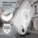 Magsafe Back Cover Σιλικόνης Διάφανο (iPhone SE 4)
