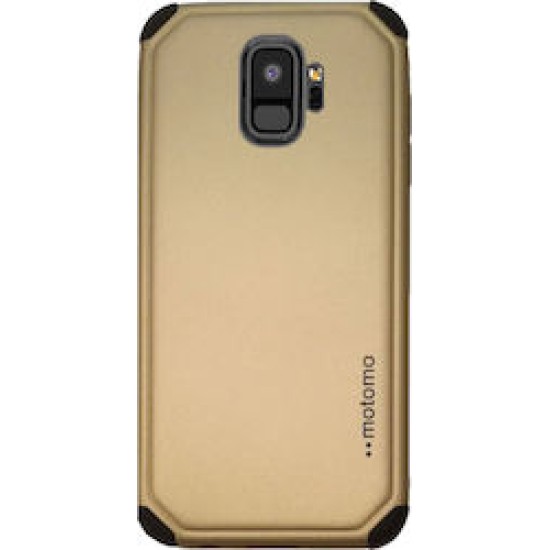 Θήκη ενισχυμένη Motomo Tough Armor με σχέδιο για Samsung A6 Plus 2018 - χρυσο