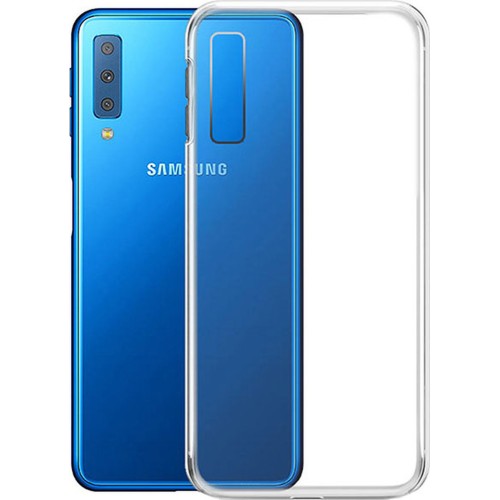 Back Cover Σιλικόνης Διάφανο (Galaxy A7 2018)