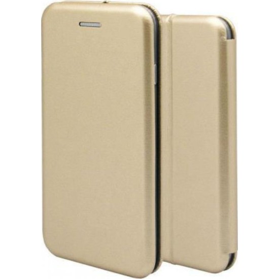 OEM Θήκη Βιβλίο Smart Magnet Elegance για Huawei Mate 20 Lite - Χρώμα: Χρυσό