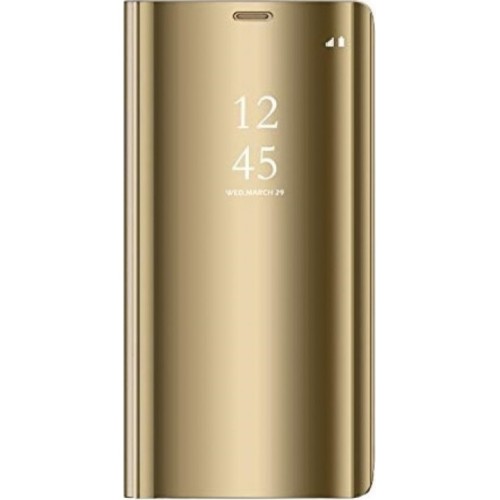 Clear View Book Χρυσό (Huawei P Smart 2019)