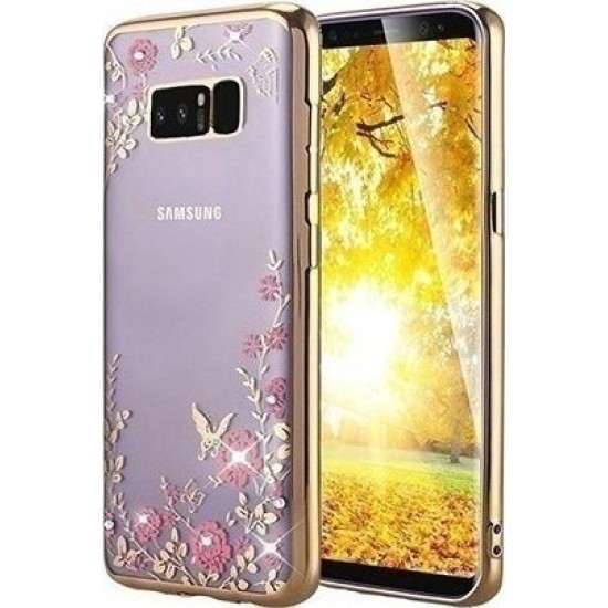 OEM Diamond Garden Μπεζ (Galaxy Note 8)