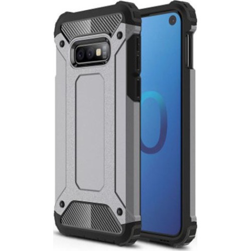 Tough Armor Υβριδική Θήκη Σιλικόνης TPU σε Συνδυαμό με Πλαστικό για Samsung Galaxy S10e - Γκρι Tough Armor Υβριδική Θήκη Σιλικόνης TPU σε Συνδυαμό με Πλαστικό για Samsung Galaxy S10e - Γκρι