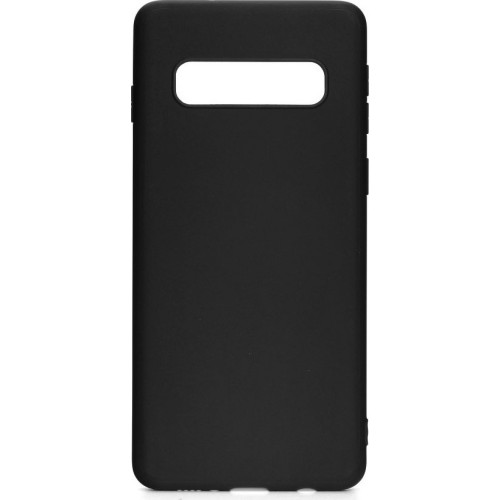 Forcell TPU Back Cover Σιλικόνης Μαύρο (Galaxy S10+)