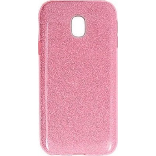 OEM Shining Back Cover Σιλικόνης Ροζ (Galaxy J3 2017)