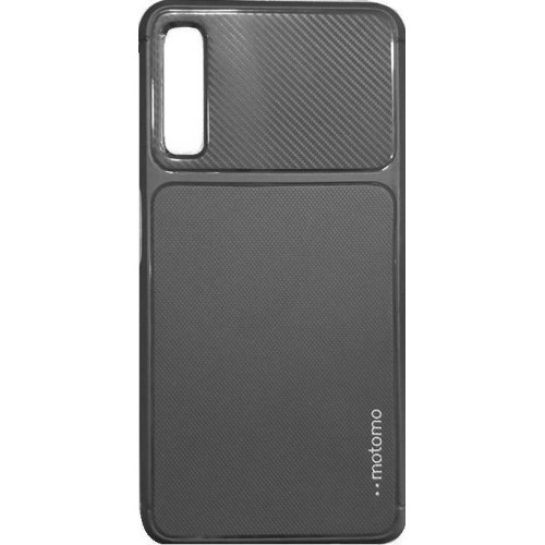 Samsung Galaxy A7 (2018) Silicone Back Cover Case Black Motomo Design (oem)