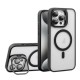 Μαύρη Μαγνητική Θήκη για iPhone 15– MagSafe, Βάση Κάμερας + Δώρο Τζαμάκια κάμερας