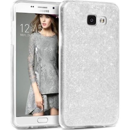 OEM Forcell Shine Back Cover Silver (Galaxy J7 2017)