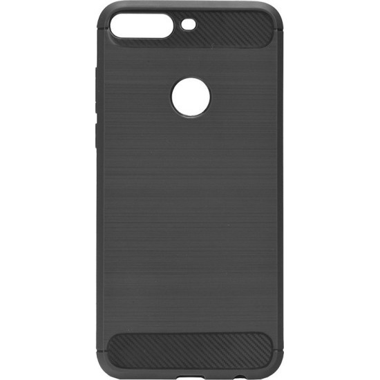 Powertech Carbon Flex Μαύρο (Huawei Y7 2018/Y7 Prime 2018/Honor 7C)