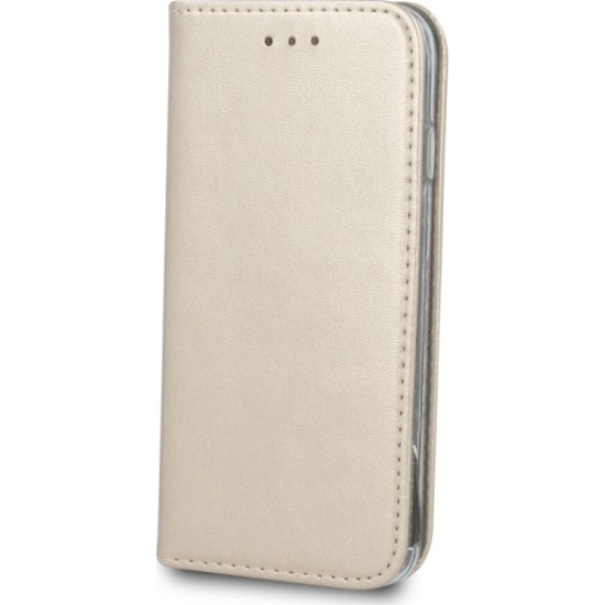 Smart Magnetic case for Huawei Y7 Prime 2018 gold