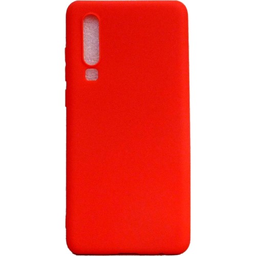 OEM Θήκη Σιλικόνης matt Για Samsung Galaxy A50 Κόκκινο
