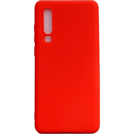 OEM Θήκη Σιλικόνης matt Για Samsung Galaxy A50 Κόκκινο