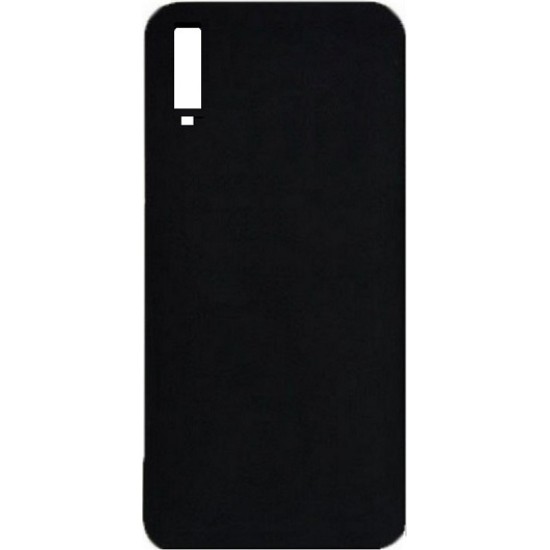 Back Cover Σιλικόνης Μαύρο (Galaxy A7 2018)