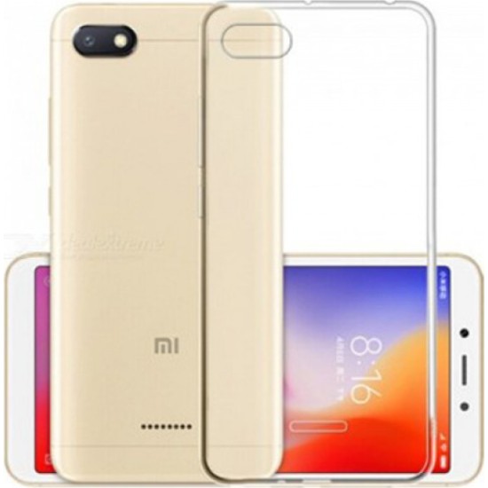Back Cover Σιλικόνης 0.3mm Διάφανο (Xiaomi Redmi 6a)