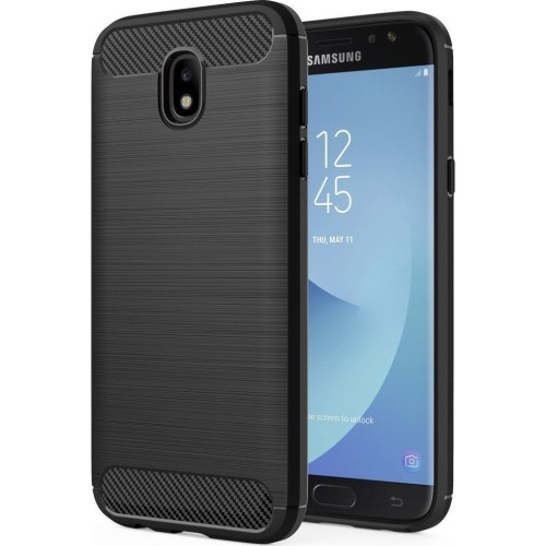 OEM Carbon Fiber Brushed Μαύρο (Galaxy J7 2017)