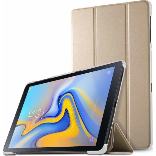 OEM Θήκη Βιβλίο - Σιλικόνη Flip Cover Για Samsung Galaxy Tab A 10.5 T590/T595 Χρυσή