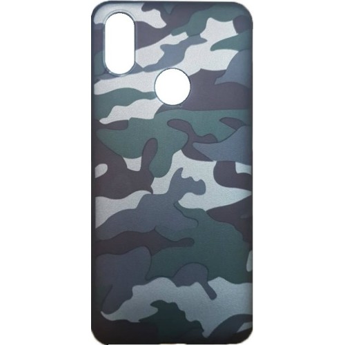 Xiaomi Redmi Note 6 Pro Silicone Back Cover Case Military Design (oem) Xiaomi Redmi Note 6 Pro Silicone Back Cover Case Military Design (oem)