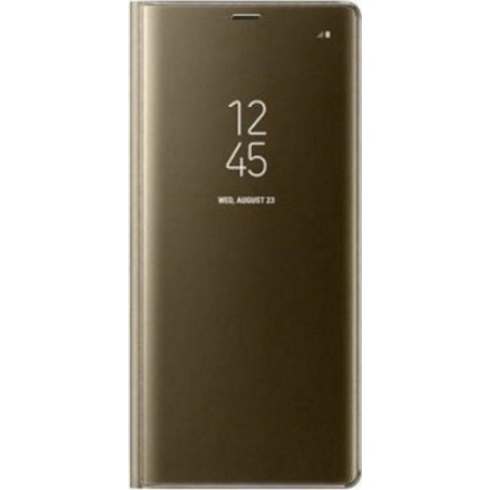 Clear View Book Χρυσό (Galaxy A10)
