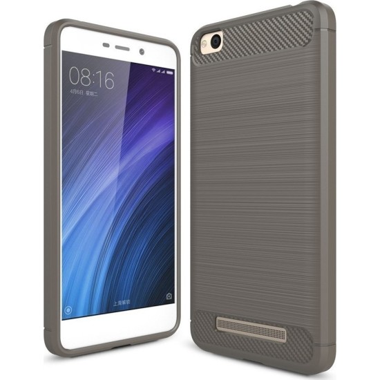 OEM Carbon Fiber Brushed TPU Γκρι (Xiaomi Redmi 4a) OEM Carbon Fiber Brushed TPU Γκρι (Xiaomi Redmi 4a)