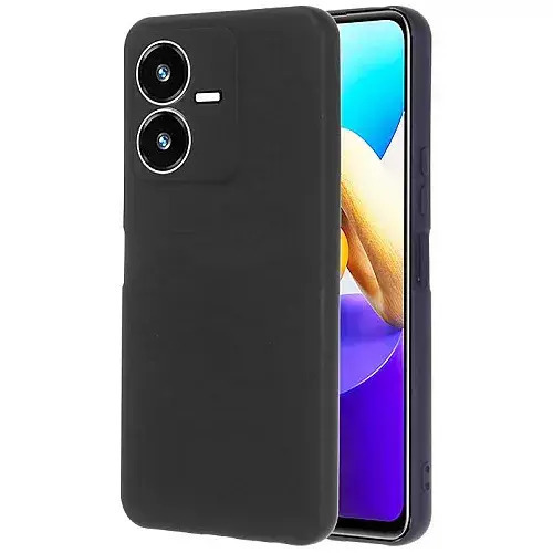 OEM Θήκη Σιλικόνης Soft TPU Back Cover Για Vivo Y22/Y22S Χρώμα: Μαύρο