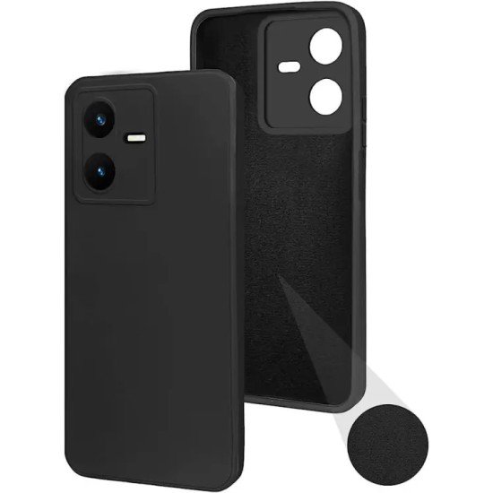 OEM Θήκη Σιλικόνης Soft TPU Back Cover Για Vivo Y22/Y22S Χρώμα: Μαύρο