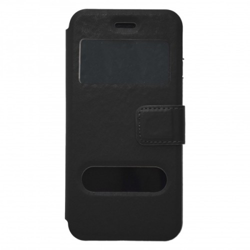 OEM Θήκη Βιβλίο Με Παράθυρα Για Huawei P8 Lite (2017) Με Πλάγιο Κούμπωμα Μαύρη OEM Θήκη Βιβλίο Με Παράθυρα Για Huawei P8 Lite (2017) Με Πλάγιο Κούμπωμα Μαύρη