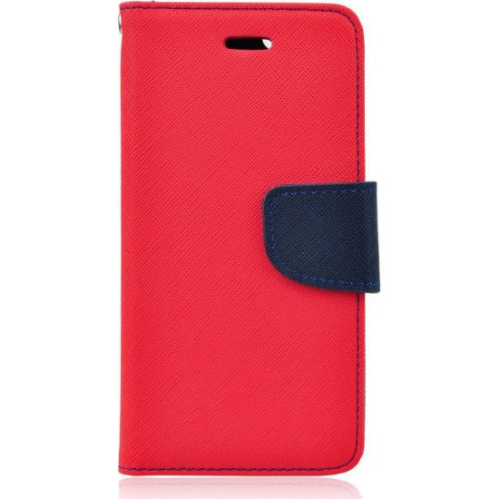 OEM Fancy Diary Red/Navy (IPHONE 4/4S)