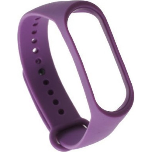Λουράκι Σιλικόνης Μωβ (Mi Band 3/4) Λουράκι Σιλικόνης Μωβ (Mi Band 3/4)