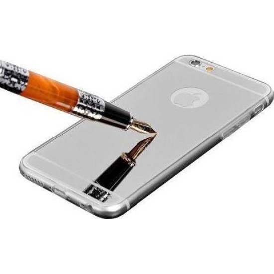 Inos Tpu Mirror Ultra Slim 0.3mm Ασημί (iPhone 6/6s)