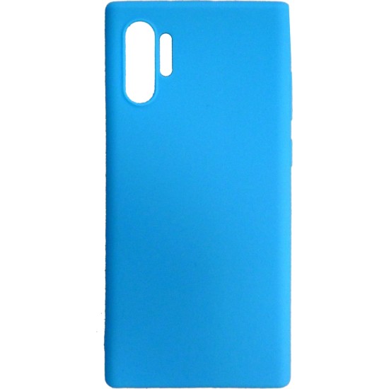 Θήκη Σιλικόνης Για Samsung Galaxy Note 10 Plus Γαλαζιο matt