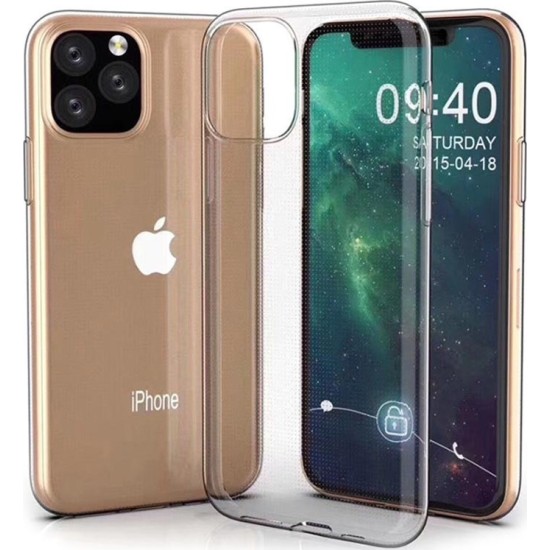 Back Cover Σιλικόνης Διάφανο (iPhone 11 Pro Max)