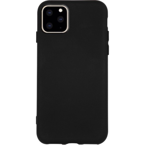 Back Cover Σιλικόνης Μαύρο (iPhone 11 Pro Max)