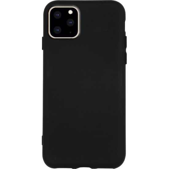 Back Cover Σιλικόνης Μαύρο (iPhone 11 Pro Max)
