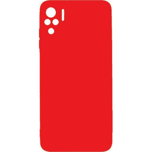 Oem Θήκη Σιλικόνης Matt Για  Xiaomi Redmi Note 10/10S 4G Κόκκινη