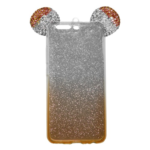 OEM Back Cover Σιλικόνης Glitter Ears As Mickey Πορτοκαλί P10 Plus OEM Back Cover Σιλικόνης Glitter Ears As Mickey Πορτοκαλί P10 Plus