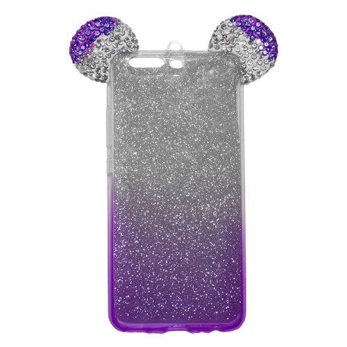 OEM Back Cover Σιλικόνης Glitter Ears As Mickey Μωβ P10 Plus OEM Back Cover Σιλικόνης Glitter Ears As Mickey Μωβ P10 Plus