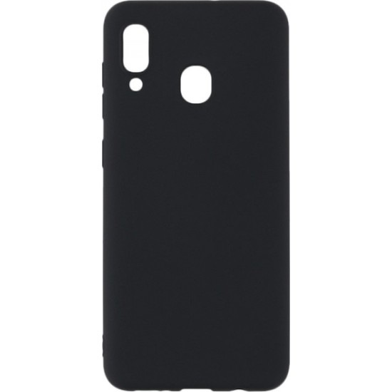 Θήκη Σιλικόνης Για Samsung Galaxy A20E Matt Μαύρη