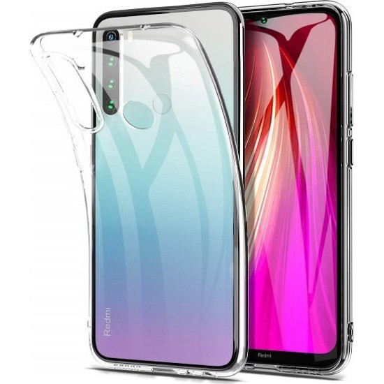 Back Cover Σιλικόνης Διάφανο (Xiaomi Redmi Note 8)