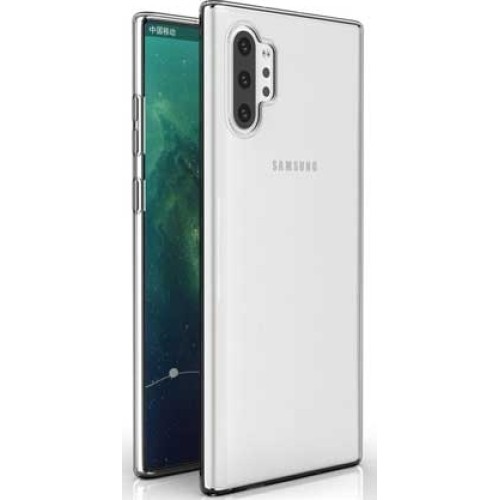 Back Cover Σιλικόνης Διάφανο (Galaxy Note 10+)