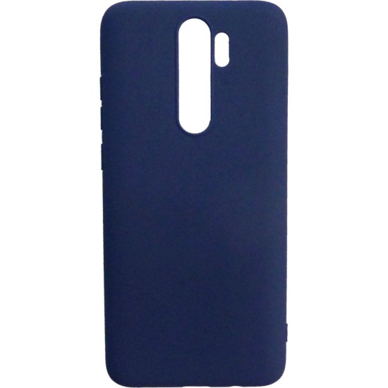 Θήκη Σιλικόνης matt Για Xiaomi Redmi Note 8 Pro Μπλε