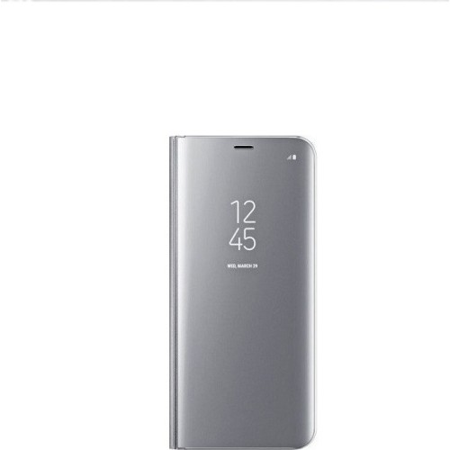 Clear View Book Ασημί (Huawei P8/P9 Lite 2017)