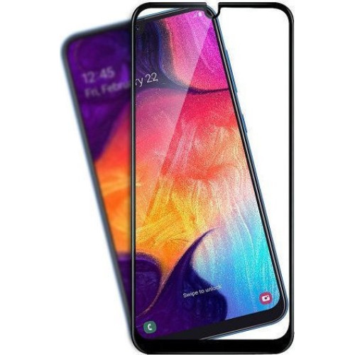 Full Face Tempered Glass Black (Galaxy A20e)