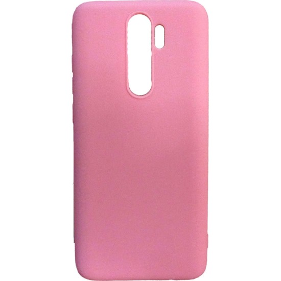 Θήκη Σιλικόνης matt Για Xiaomi Redmi Note 8 Pro Ροζ